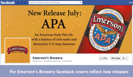 Emersons Brewery Facebook Cover