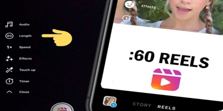 instagram reels now 60 seconds