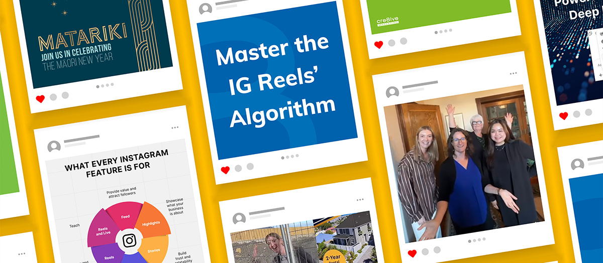 Cre8ive Marketing IG posts for the Master the Instagram Reels' Algorithm featured image